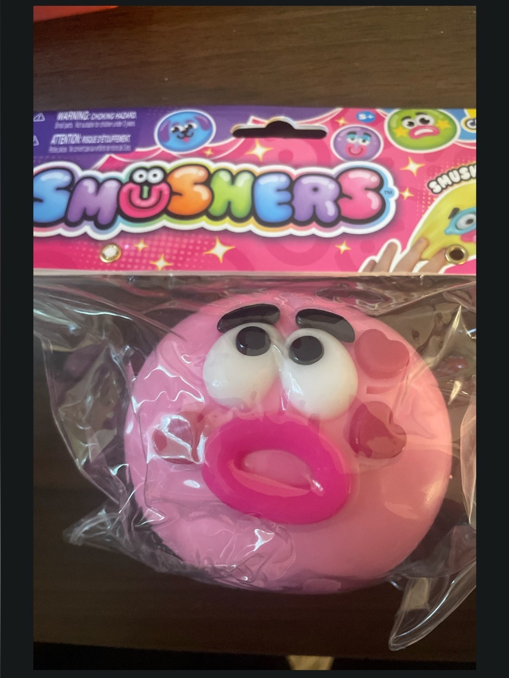 Smushers Pink Scented Squishy Face Toy by Smushers